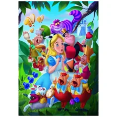 imagen de Disney - Puzzle de 1000 piezas de Alicia en el País de las Maravillas con póster - Clementoni 2