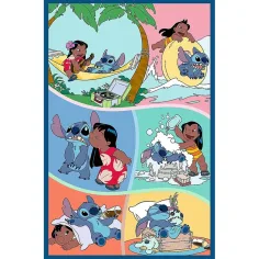 imagen de Disney: Puzzle de 3x80 piezas de Stitch - Trefl 4