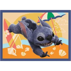 imagen de Disney: Puzzle de 4 en 1 de las vacaciones de Stitch - Trefl 5