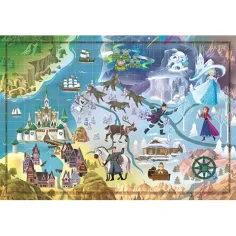 imagen de Disney: Puzzle de mapa de Frozen 1000 piezas - Clementoni 2