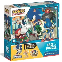 Disney Sonic 3 rompecabezas super de 180 piezas - Clementoni