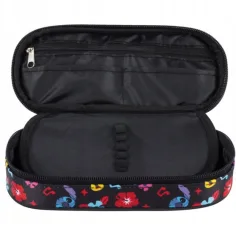 imagen de Disney Stitch Aloha estuche ovalado negro PC01 23x9,5x6 cm 2