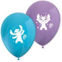 Disney Stitch globo lila-azul set de 8 piezas