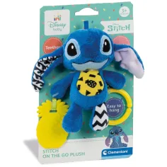Disney Stitch suave sonajero juguete para bebés - Clementoni