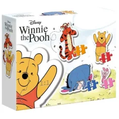 Disney: Winnie the Pooh y sus amigos, set de puzles con formas 4 en 1 - Clementoni