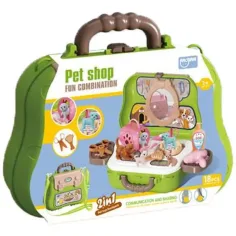 Divertido set de peluquería canina de 18 piezas