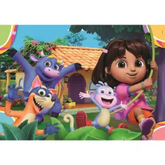 imagen de Dora la Exploradora 2x20 piezas Supercolor puzzle - Clementoni 3