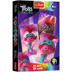 Dreamworks: Trolls juego de cartas de Pedro Negro - Trefl