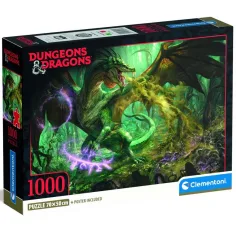 Dungeons & Dragons rompecabezas de 1000 piezas - Clementoni