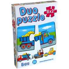DUO Puzzle con máquinas - D-Toys