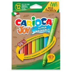 Eco Family Joy set de rotuladores de 12 piezas de 2.8 mm - Carioca