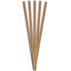 ECO pajita de papel – 20 cm, set de 24 unidades