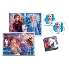 imagen de Edukit: Colección de juegos 4 en 1 de Frozen - Clementoni 2