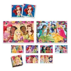 imagen de Edukit: Colección de juegos 4 en 1 de Princesas Disney - Clementoni 2