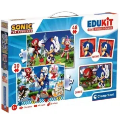 Edukit: Sonic 4 en 1 colección de juegos - Clementoni