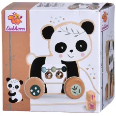 Eichhorn: Juguete de arrastre de panda de madera - Simba Toys