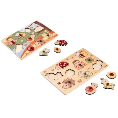 imagen de Eichhorn: Rompecabezas de madera con asas de animales en varias versiones 1ud - Simba Toys 2