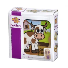 Eichhorn: Rompecabezas de Madera – Rompecabezas de Animales de Granja para Niños Pequeños - Simba Toys