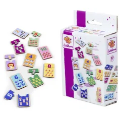 imagen de Eichhorn: Rompecabezas de Números de Madera – Juego de Emparejamiento de Animales - Simba Toys 2