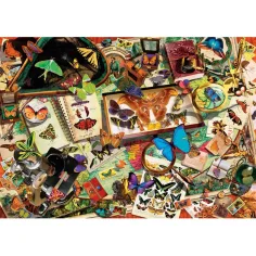 imagen de El coleccionista de mariposas 500 piezas HQC puzzle compacto - Clementoni 2