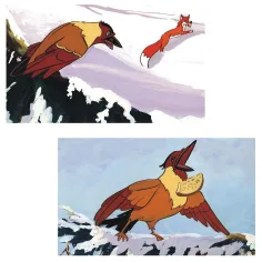 imagen de El cuervo y la zorra diafilm 2