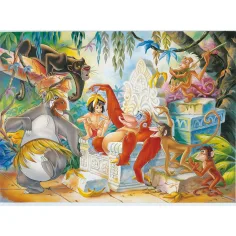 imagen de El libro de la selva 2 en 1 rompecabezas y colorear de 108 piezas 50x35cm - Lisciani 2