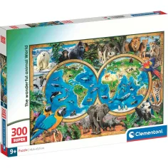 El maravilloso mundo animal 300 piezas Super puzzle - Clementoni