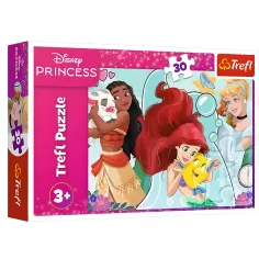 El mundo mágico de las princesas Disney puzzle de 30 piezas - Trefl