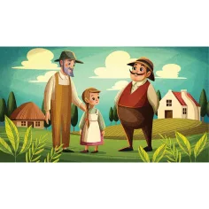 imagen de El niño y la maceta vacía diafilm (Serie de diapositivas del tesoro de cuentos populares) 3