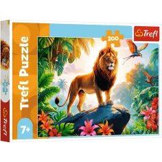 El rey de la jungla puzzle de 200 piezas - Trefl