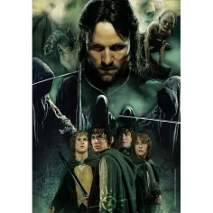 imagen de El Señor de los Anillos: El viaje de Aragorn puzzle de 1000 piezas - Clementoni 2
