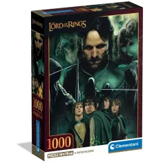 El Señor de los Anillos: El viaje de Aragorn puzzle de 1000 piezas - Clementoni