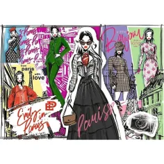 imagen de Emily en París - Puzzle de 1000 piezas de inspiración de moda - Trefl 2