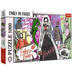 Emily en París - Puzzle de 1000 piezas de inspiración de moda - Trefl