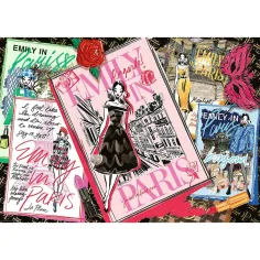 imagen de Emily en París: Puzzle de 1000 piezas de revistas de moda - Trefl 2