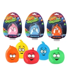 Emoji pelota antiestrés en varias versiones 1ud