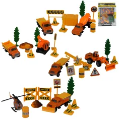 Equipo de Construcción: Set de juego de construcción con vehículos en varias versiones 1ud