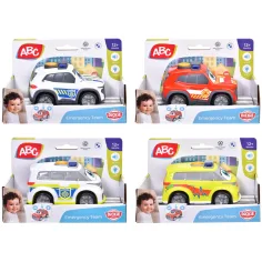 Equipo de Emergencia ABC cochecito con luz y sonido, varios, 1 unidad - Dickie Toys