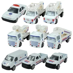 Equipos de Rescate: set de vehículos de 10 unidades