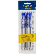 Esfera set de bolígrafos de 4 piezas color azul - Carioca