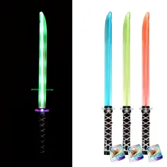 Espada samurái iluminada en varias versiones 1ud