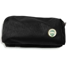 Estuche cilíndrico de dos compartimentos con el escudo de Fradi