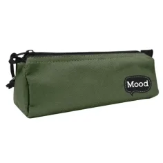 Estuche cilíndrico khaki verde Chrome 21x7x7cm