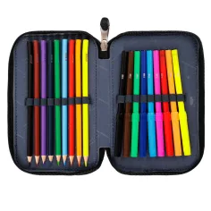 imagen de Estuche de lápices St.Right Blue Gamer de dos niveles 2