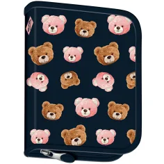 imagen de Estuche desplegable con diseño de oso de peluche St.Right PC03 20,5x14x3,5cm 2