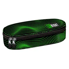Estuche ovalado Green Halftone PC01 23x9,5x6cm