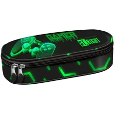 Estuche ovalado St.Right Green Level PC01 23x9,5x6cm