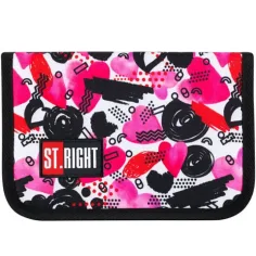 Estuche St.Right Hearts con asa desplegable