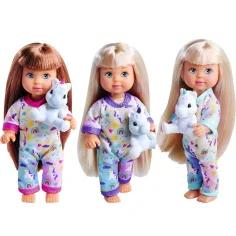 imagen de Evi Love: muñeca Évi en pijama con unicornio en varias versiones - Simba Toys 2