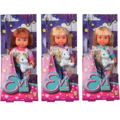 Evi Love: muñeca Évi en pijama con unicornio en varias versiones - Simba Toys